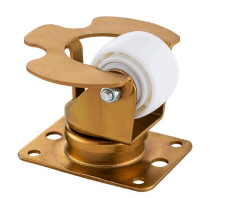 Industrial Heavy Duty Nylon Caster Wheels 58mm 35mm For Airport Baggage Carts