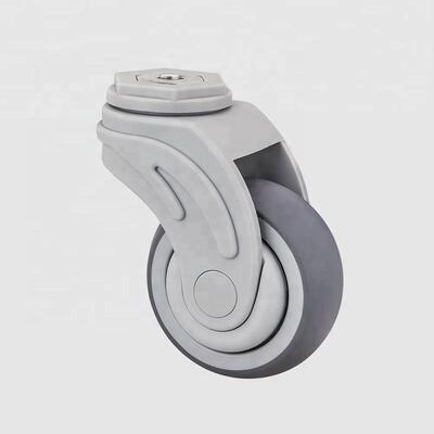 3 Inch Bolt Hole Stem Swivel Medical Trolley Caster Wheels