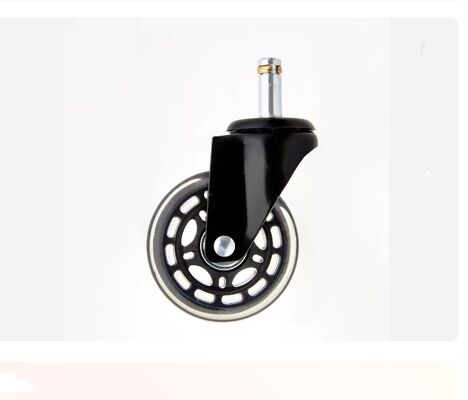 3 4 5 Inch Blue Tpr 60-100kg Load Capacity Threaded Stem With Brake Large-Scale Catering Industrial Casters