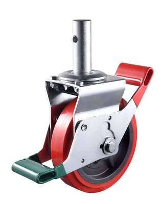 New Design Heavy Duty Durable Castor 8 Inch Scaffolding Caster Wheels for Renovation Buildings and Industrial Facilities