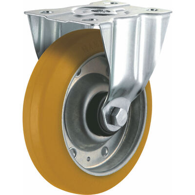 4 / 5 / 6 Inch Medium Duty Swivel Polyurethane Caster Wheels with Side Brake – 120-180 kg Load Capacity Plate Casters