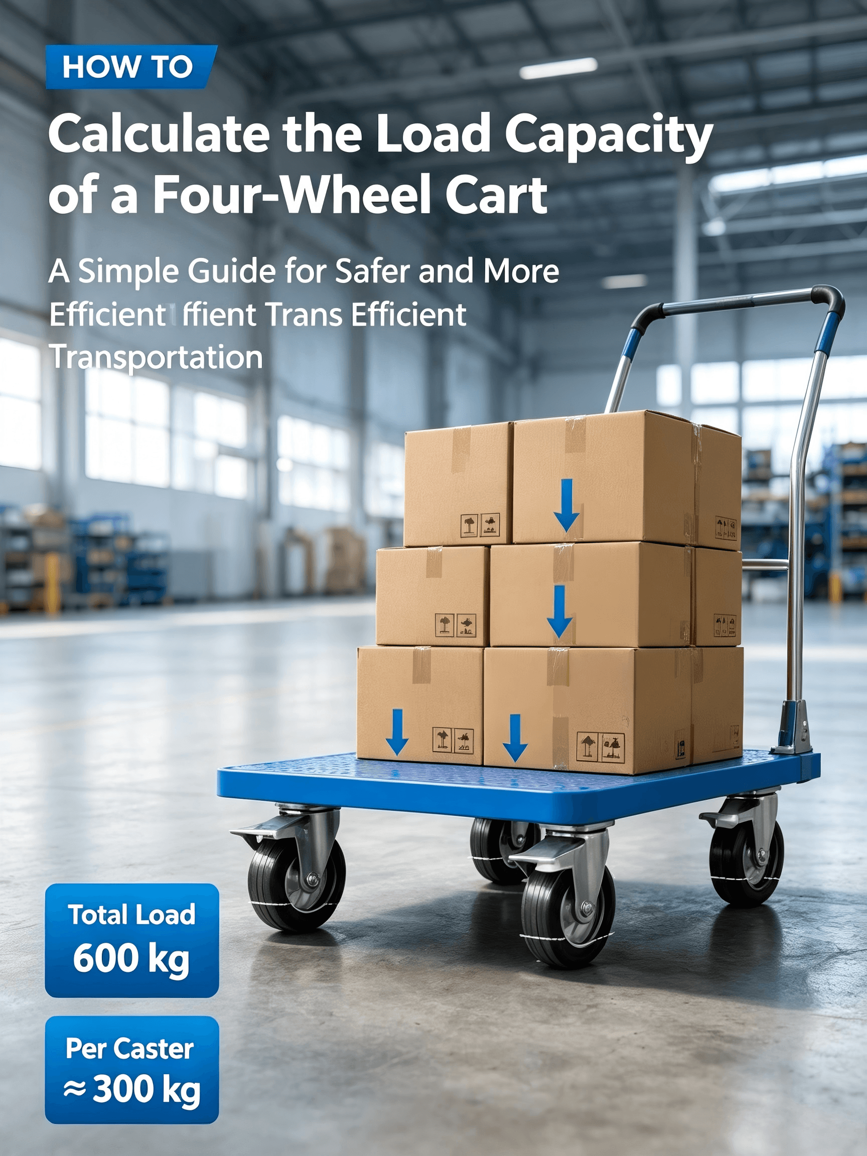 How to Calculate the Load Capacity of a Four-Wheel Cart?