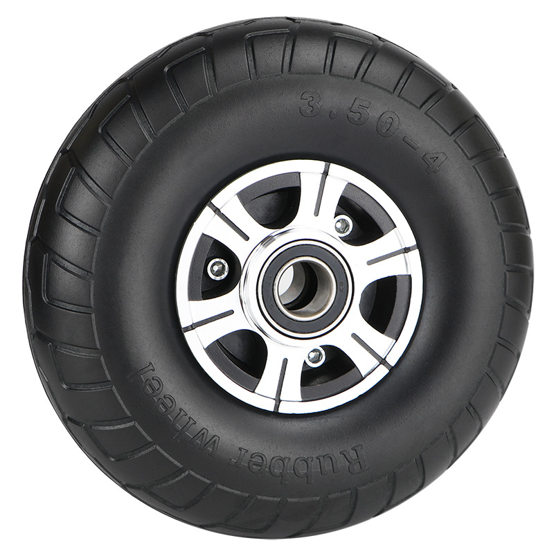 Split-Rim Alloy-Core Solid Rubber Wheel