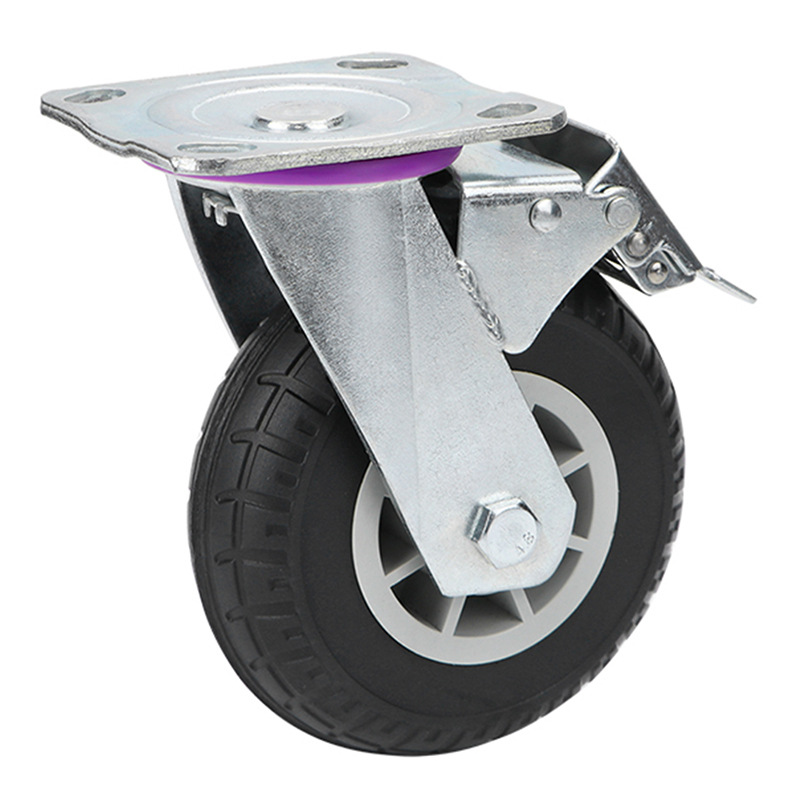 High-Elasticity Silent Rubber Caster