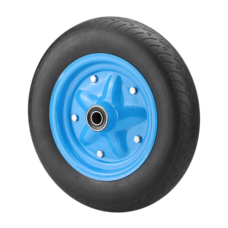 14 Inch Five-Star Steel-Core Solid Rubber Wheel