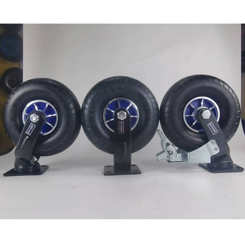 10 inch Heavy Duty  solid rubber caster|YD-C-R02