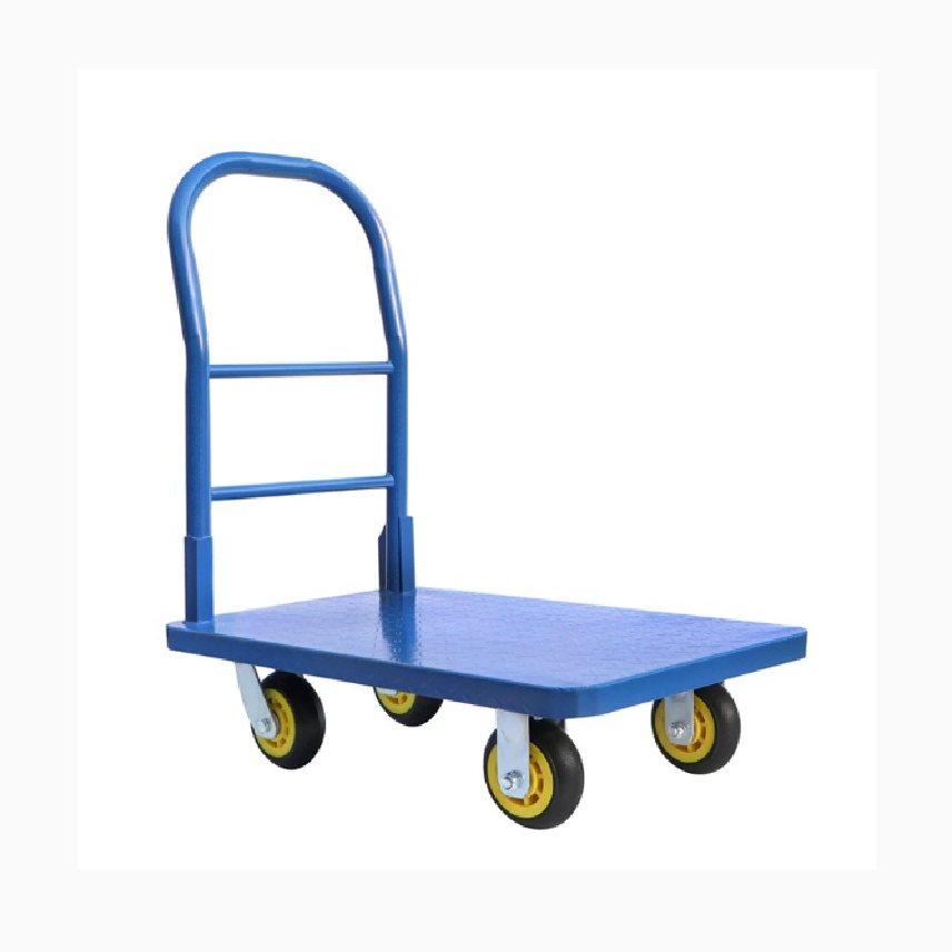 Fixed-Handle Steel Platform Trolley